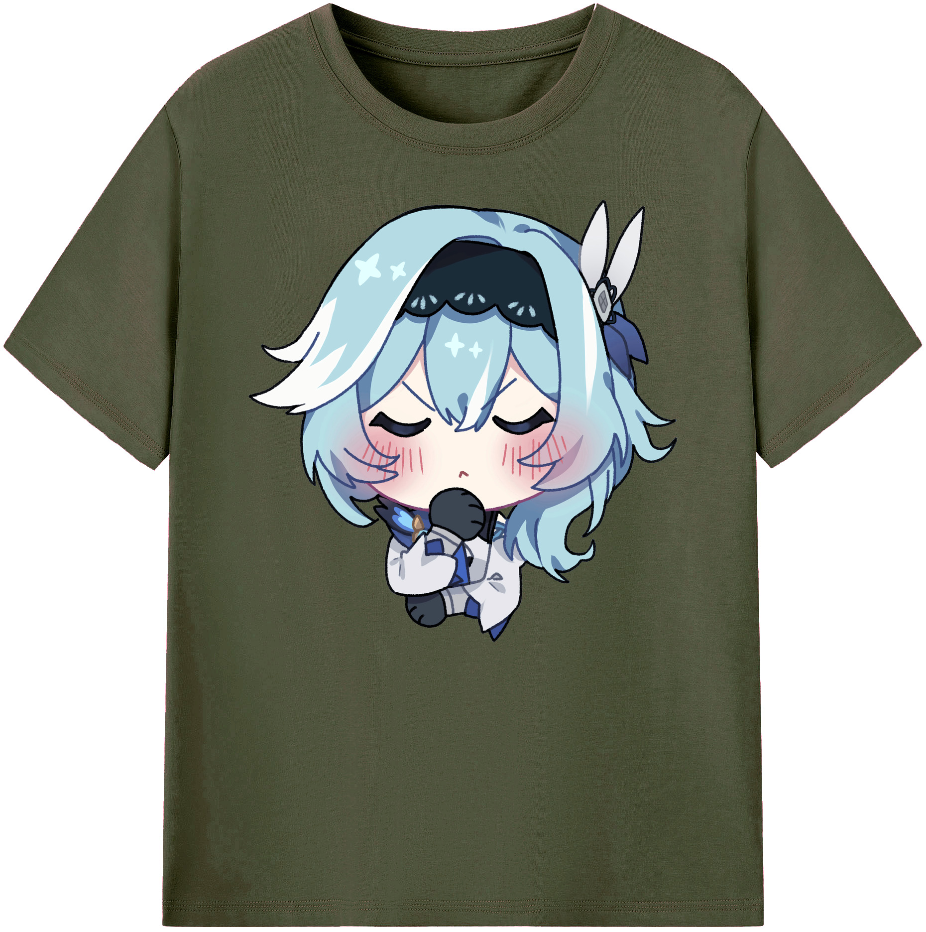 げんし神 优菈 ゆうら genshin Yūra 綿100％ メンズ半袖Tシャツ｜肌触りやわらか＆通気性